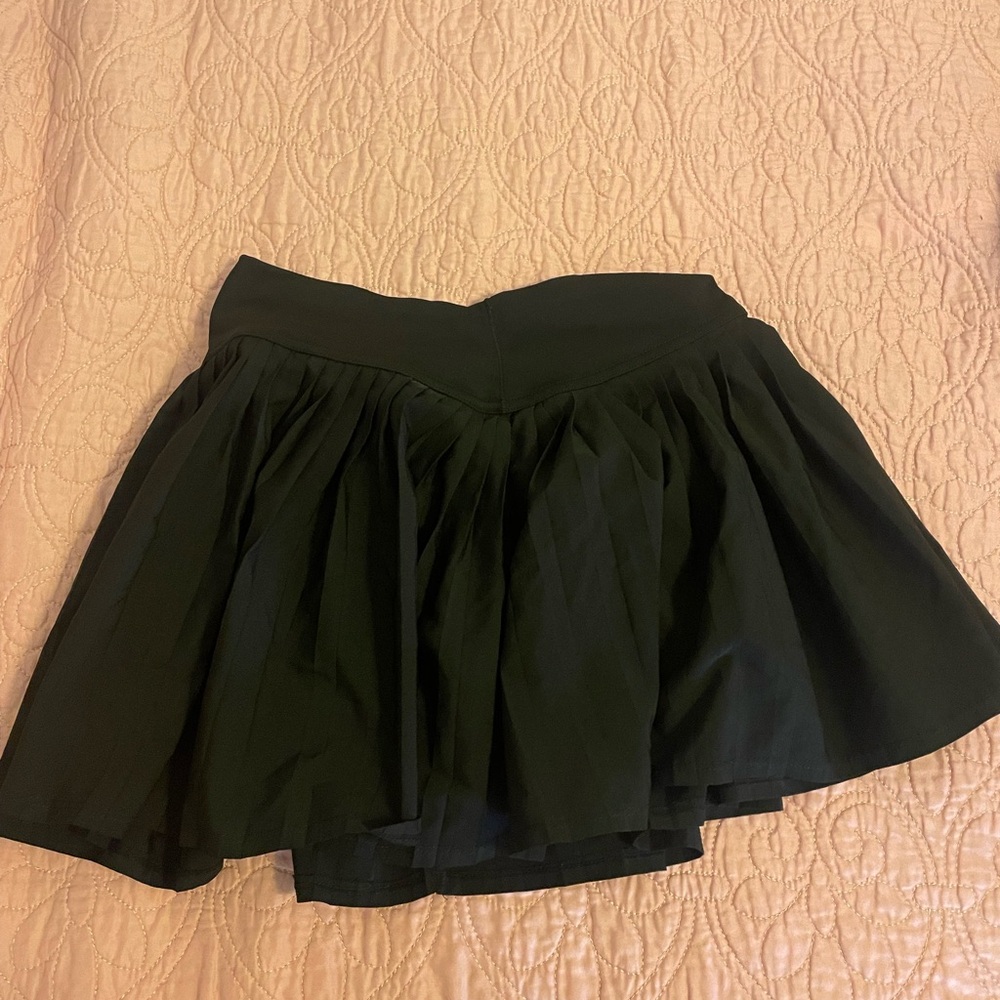 Black Pleated Skirt